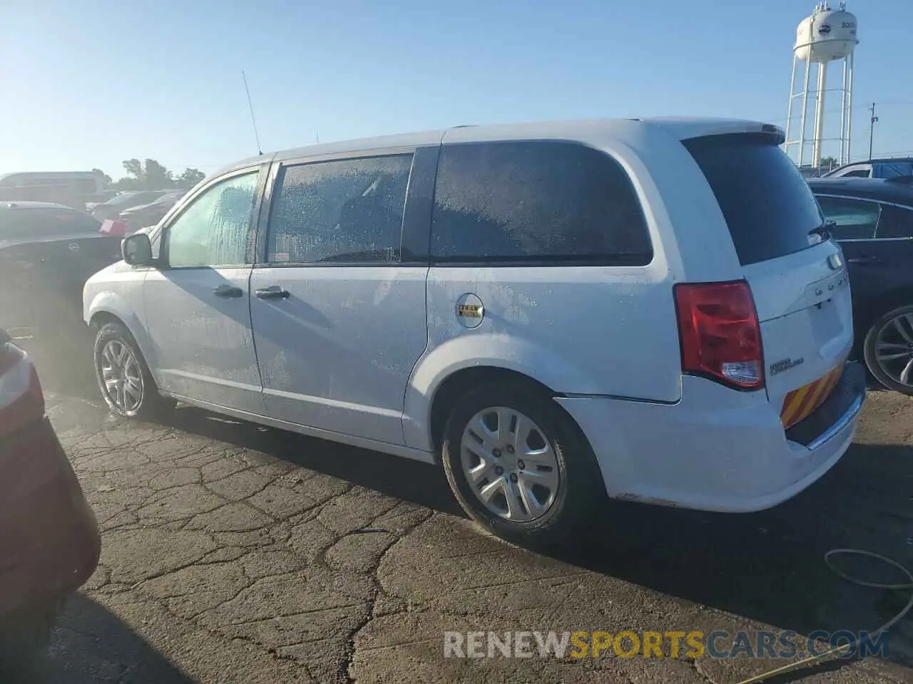 2 fotografías del automóvil dañado 2C4RDGBG3KR591805 DODGE CARAVAN 2019