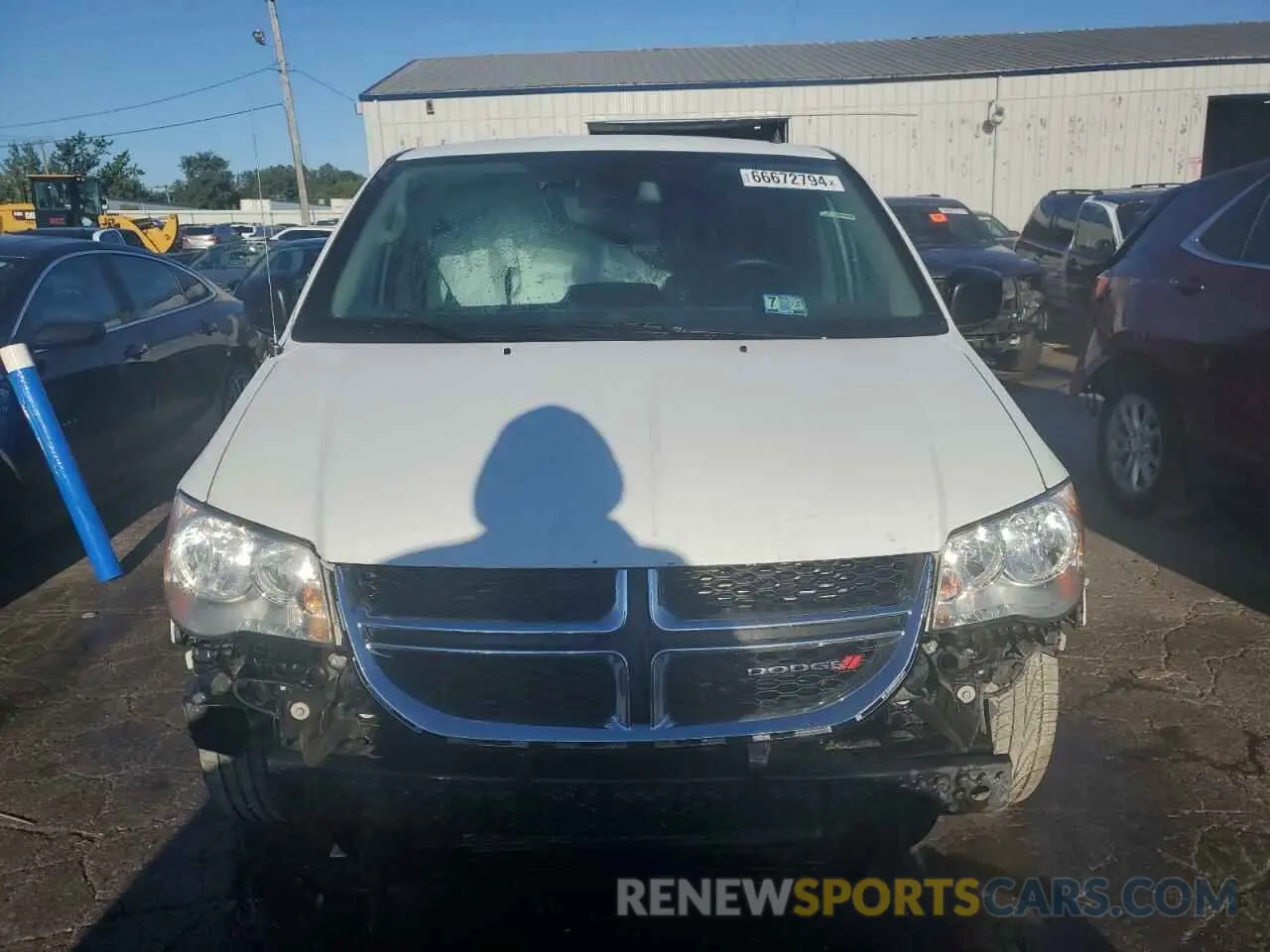 5 fotografías del automóvil dañado 2C4RDGBG3KR591805 DODGE CARAVAN 2019
