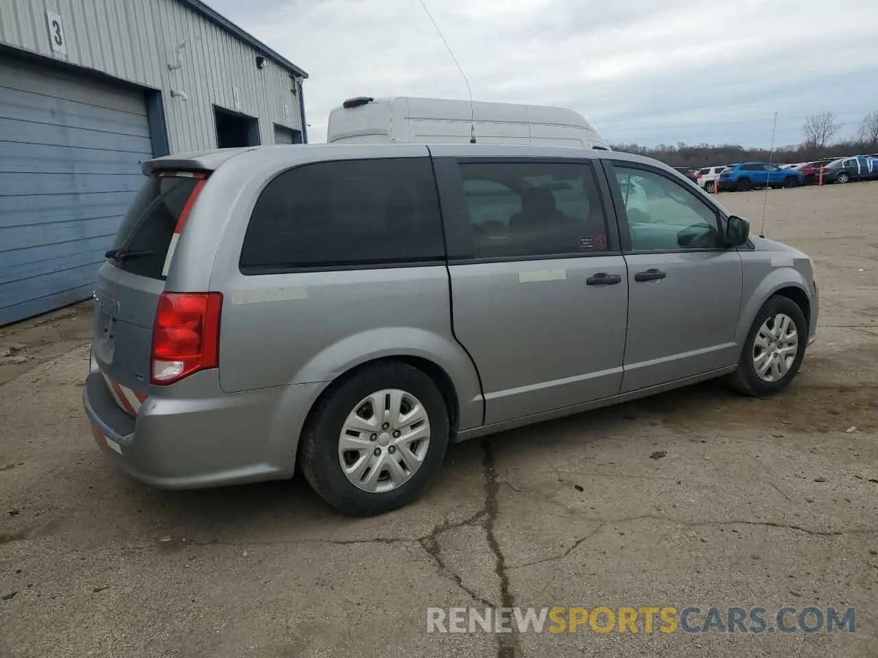 3 fotografías del automóvil dañado 2C4RDGBG3KR701333 DODGE CARAVAN 2019