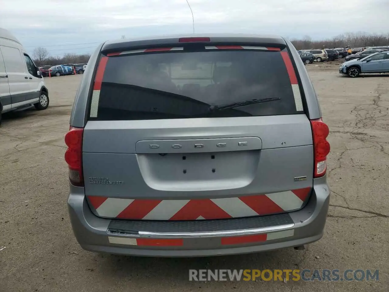 6 fotografías del automóvil dañado 2C4RDGBG3KR701333 DODGE CARAVAN 2019