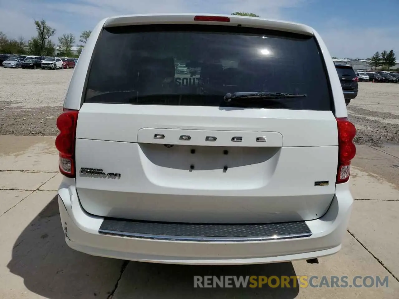 6 fotografías del automóvil dañado 2C4RDGBG3KR701364 DODGE CARAVAN 2019