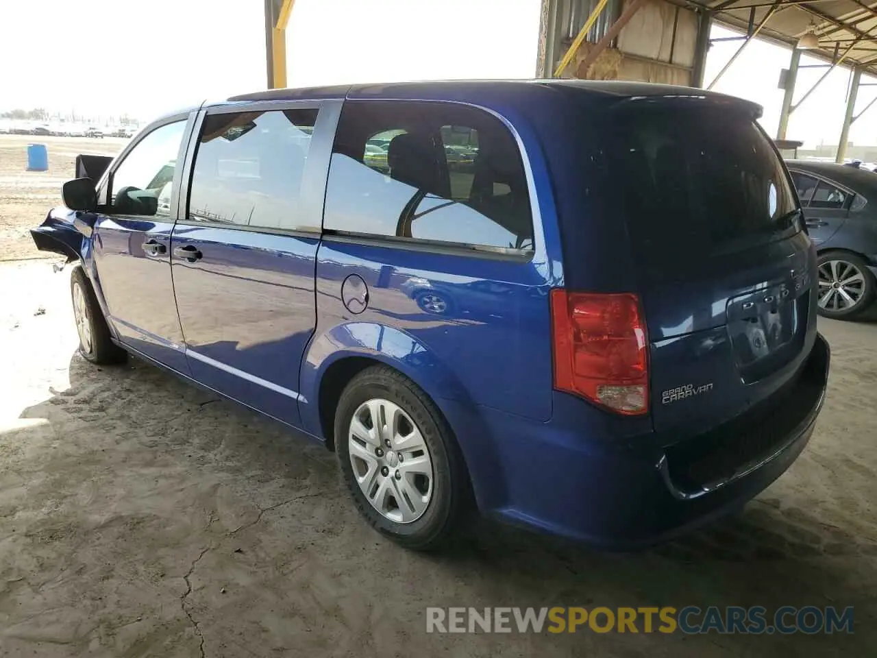 2 fotografías del automóvil dañado 2C4RDGBG3KR735031 DODGE CARAVAN 2019
