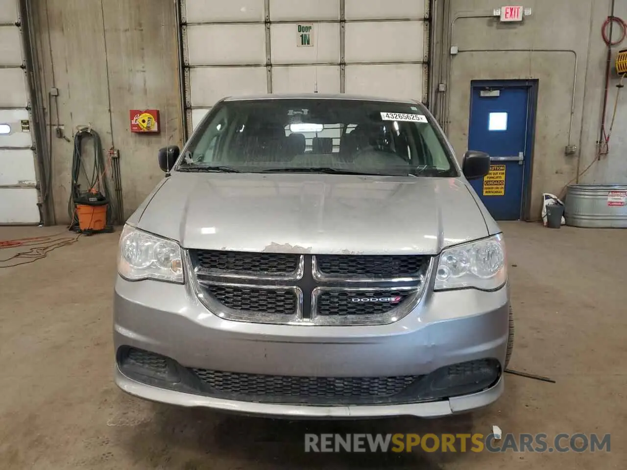 5 fotografías del automóvil dañado 2C4RDGBG4KR623435 DODGE CARAVAN 2019