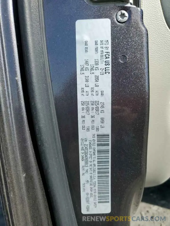 13 fotografías del automóvil dañado 2C4RDGBG4KR656919 DODGE CARAVAN 2019