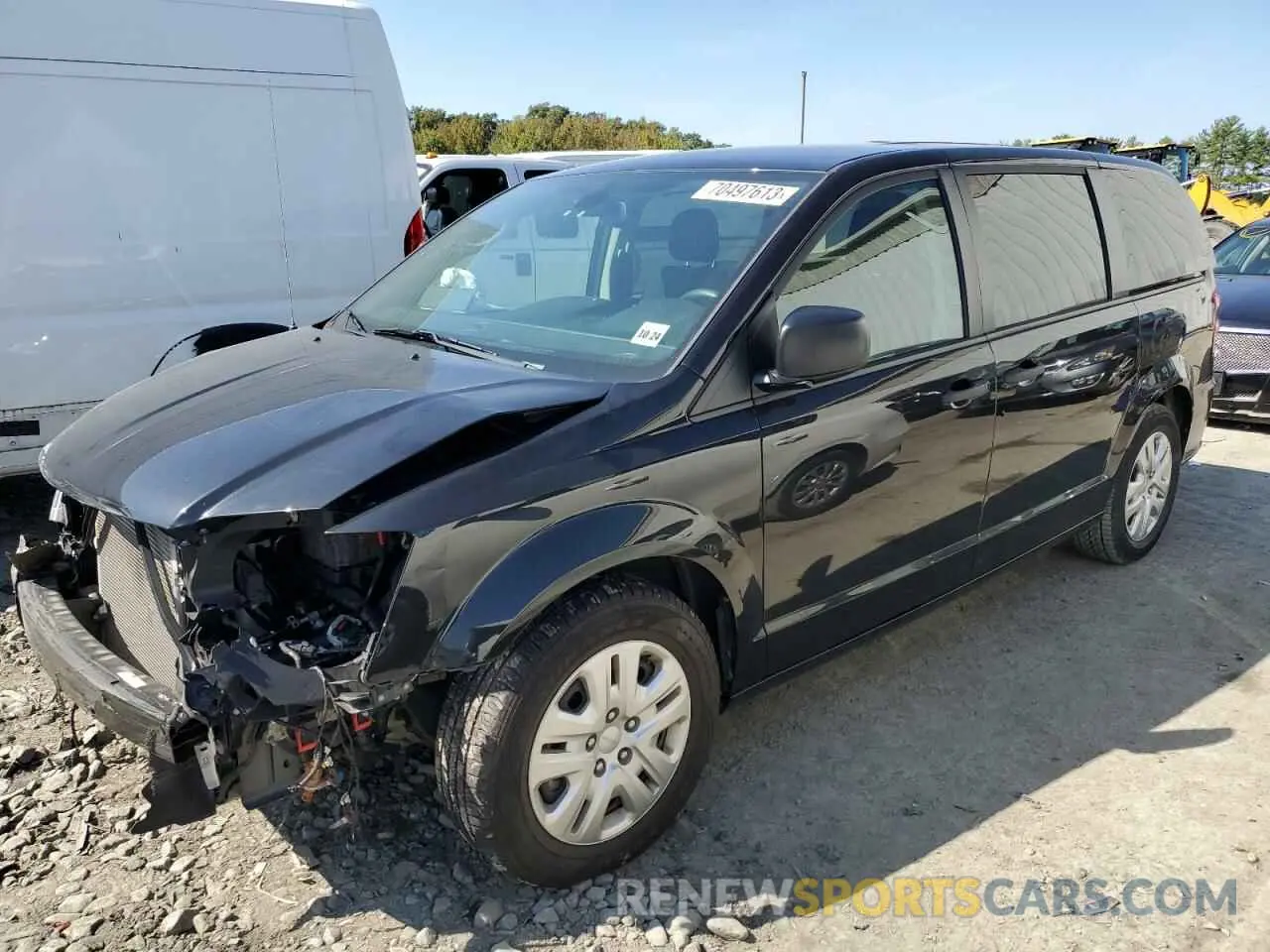 1 fotografías del automóvil dañado 2C4RDGBG4KR789020 DODGE CARAVAN 2019