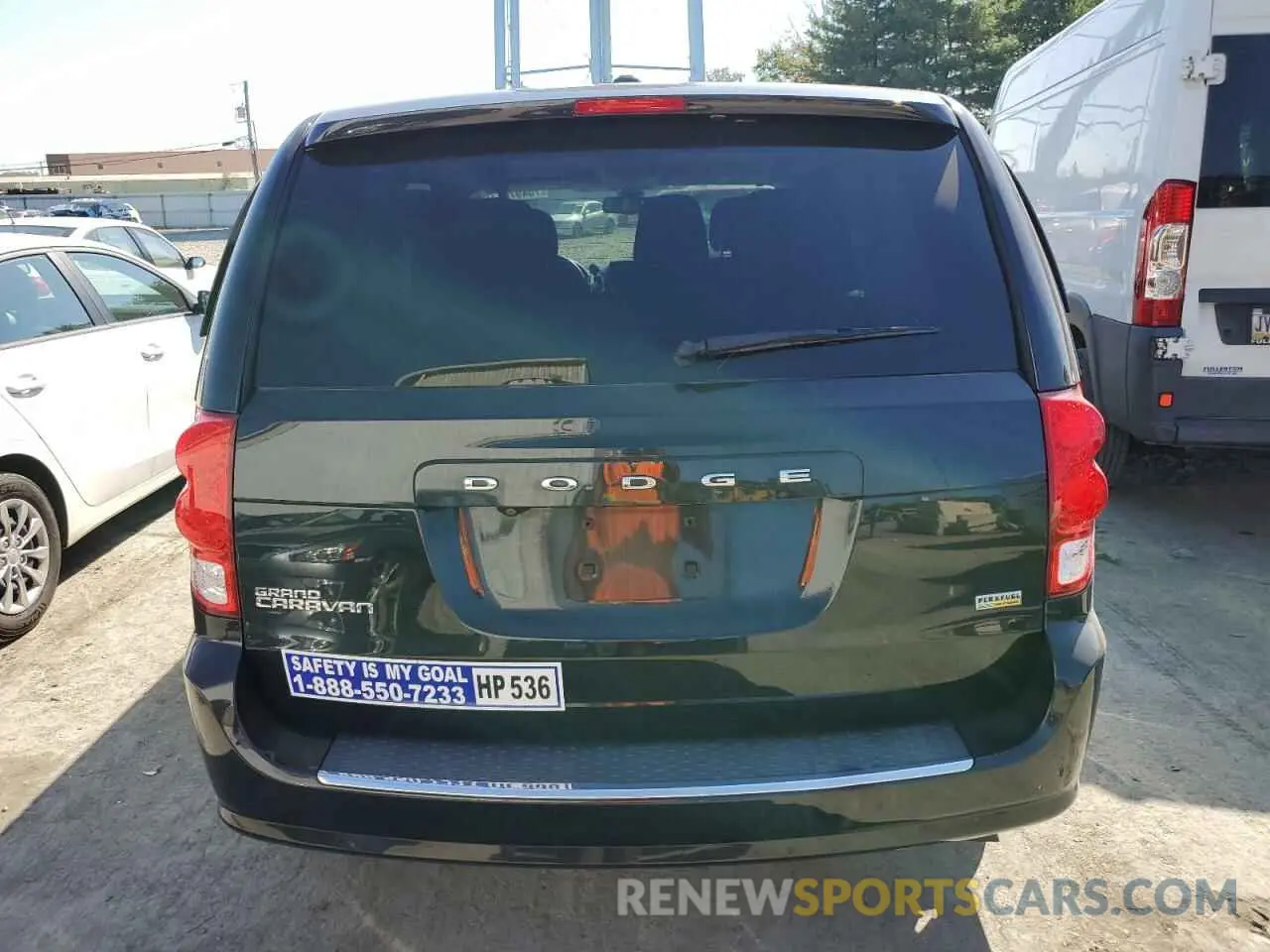 6 fotografías del automóvil dañado 2C4RDGBG4KR789020 DODGE CARAVAN 2019