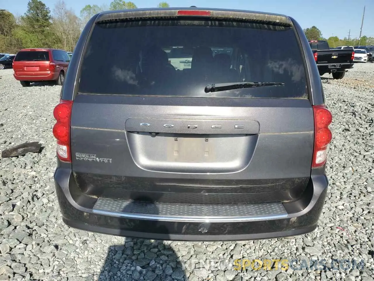 6 fotografías del automóvil dañado 2C4RDGBG5KR504745 DODGE CARAVAN 2019