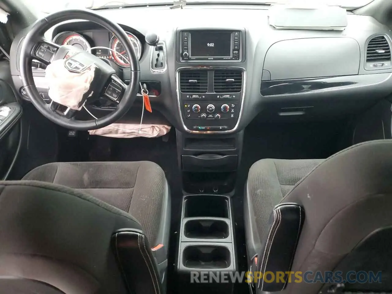 8 fotografías del automóvil dañado 2C4RDGBG5KR540760 DODGE CARAVAN 2019