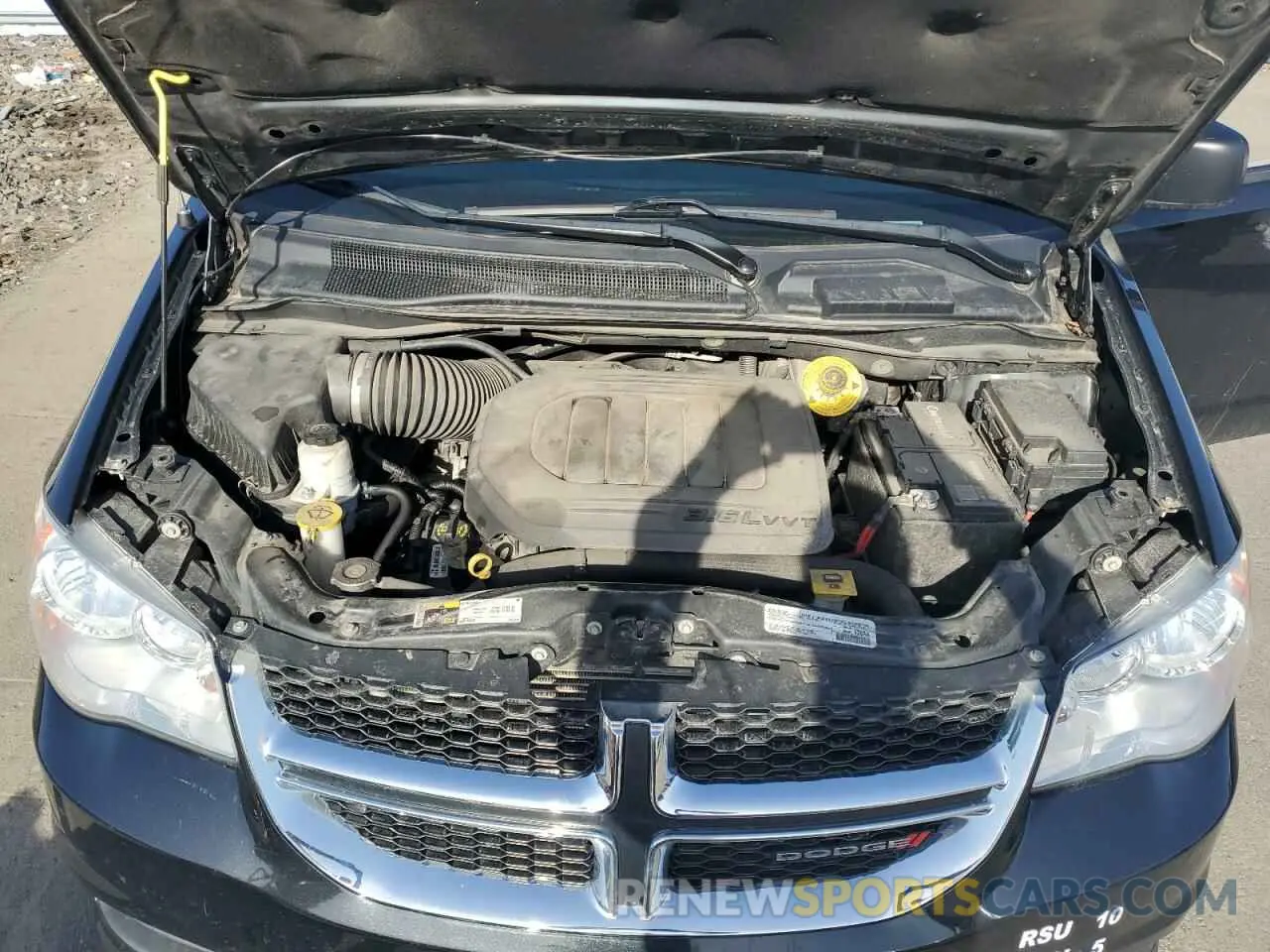 12 fotografías del automóvil dañado 2C4RDGBG5KR797207 DODGE CARAVAN 2019