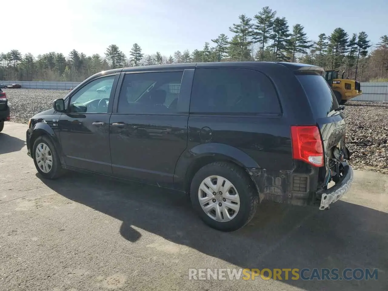 2 fotografías del automóvil dañado 2C4RDGBG5KR797207 DODGE CARAVAN 2019