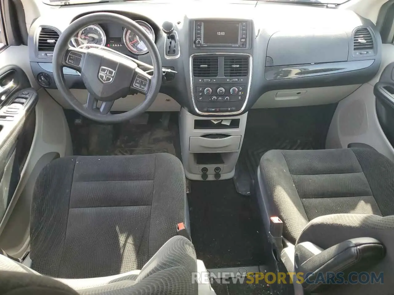 8 fotografías del automóvil dañado 2C4RDGBG5KR797207 DODGE CARAVAN 2019
