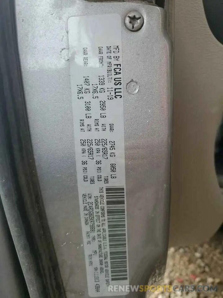13 fotografías del automóvil dañado 2C4RDGBG5KR798681 DODGE CARAVAN 2019