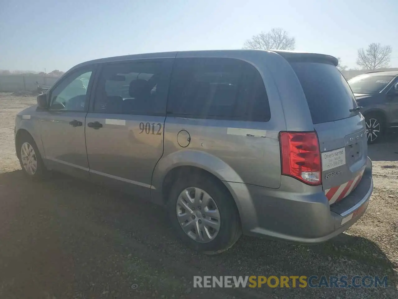 2 fotografías del automóvil dañado 2C4RDGBG5KR798681 DODGE CARAVAN 2019