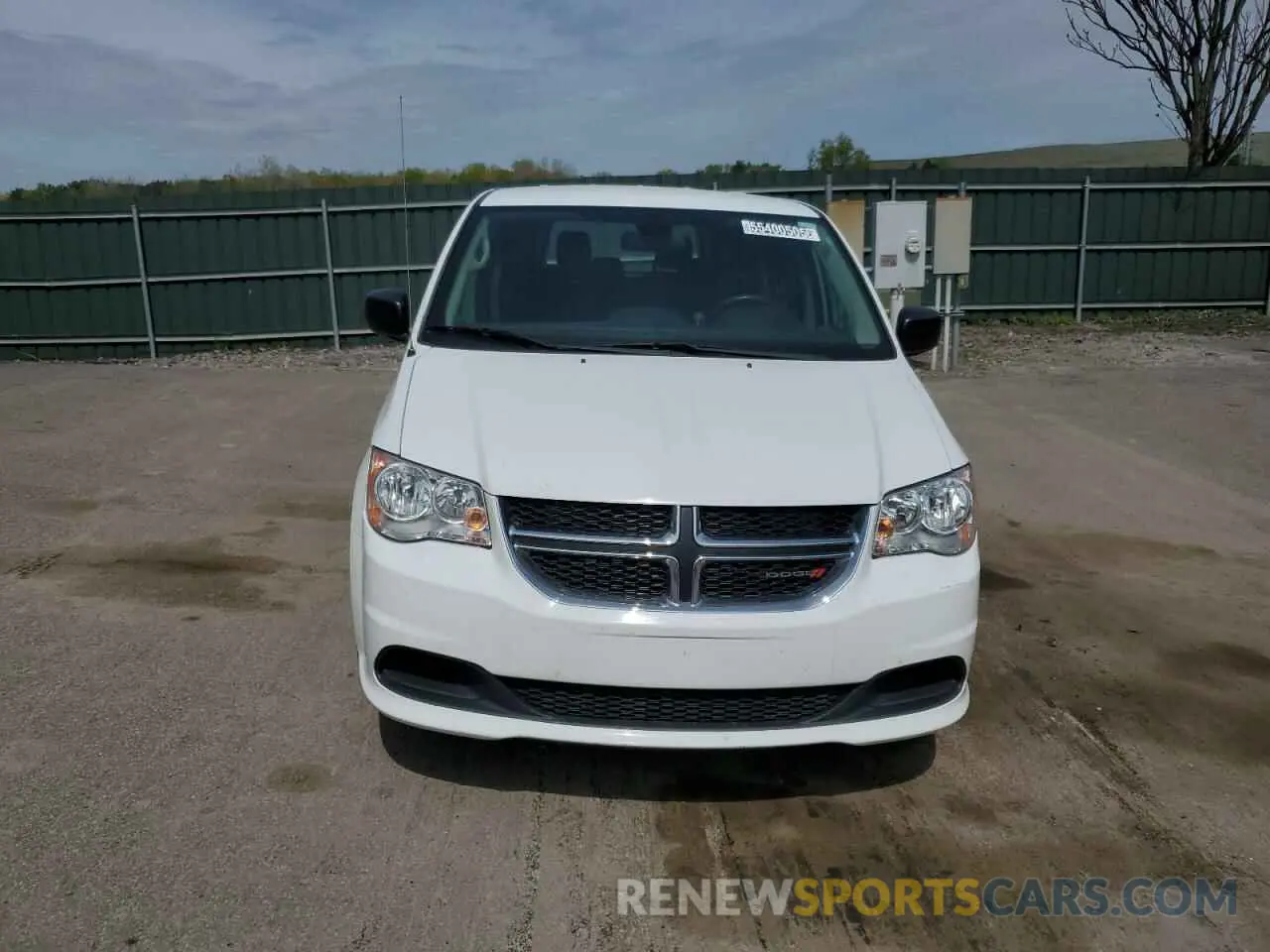 5 fotografías del automóvil dañado 2C4RDGBG5LR183985 DODGE CARAVAN 2019