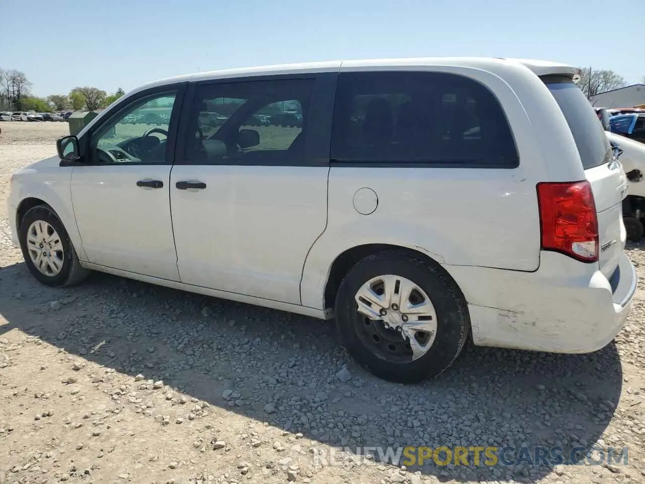 2 fotografías del automóvil dañado 2C4RDGBG6KR527953 DODGE CARAVAN 2019