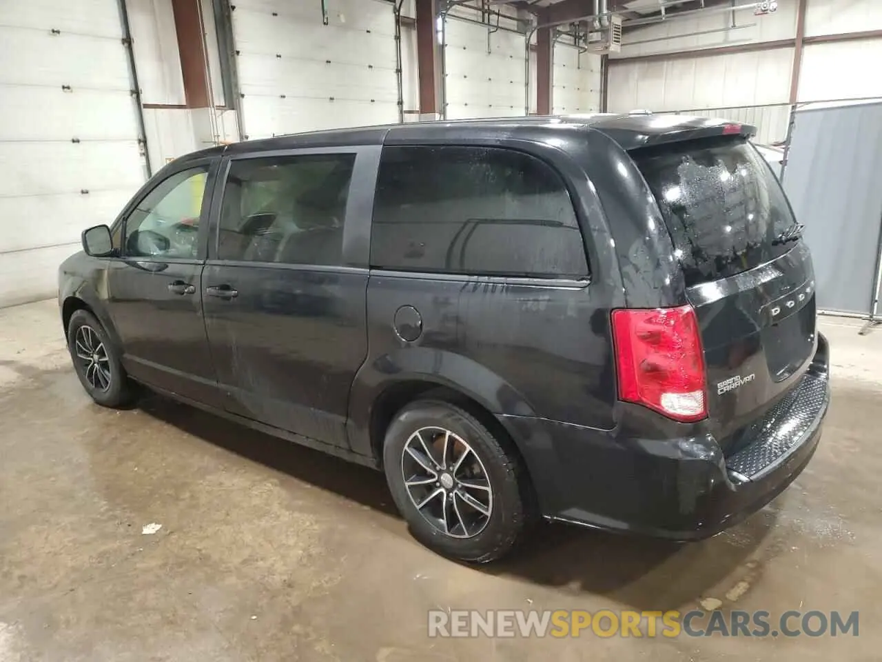 2 fotografías del automóvil dañado 2C4RDGBG6KR584380 DODGE CARAVAN 2019