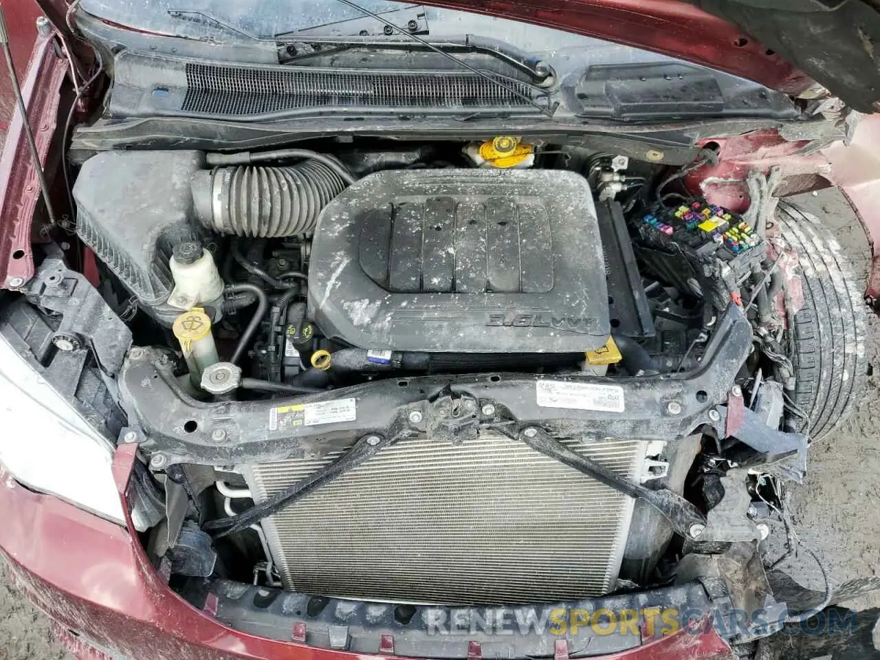 12 fotografías del automóvil dañado 2C4RDGBG6KR624439 DODGE CARAVAN 2019