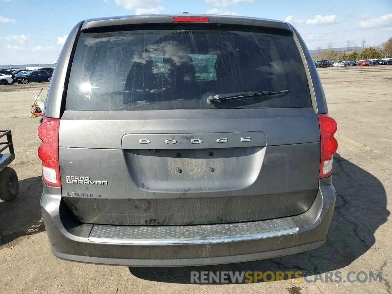 6 fotografías del automóvil dañado 2C4RDGBG6KR766659 DODGE CARAVAN 2019