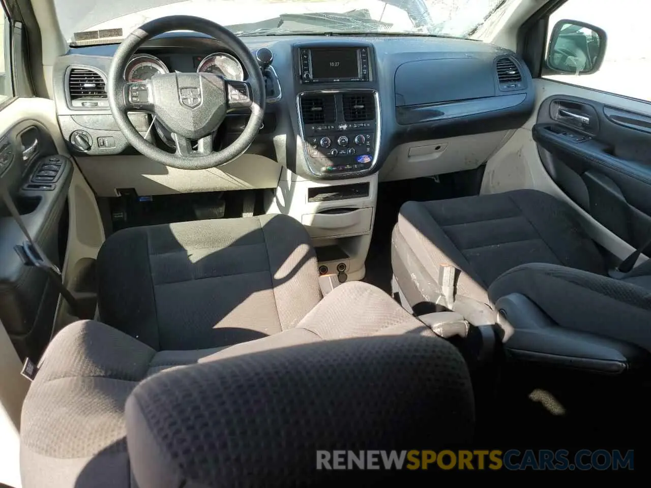8 fotografías del automóvil dañado 2C4RDGBG6KR766659 DODGE CARAVAN 2019
