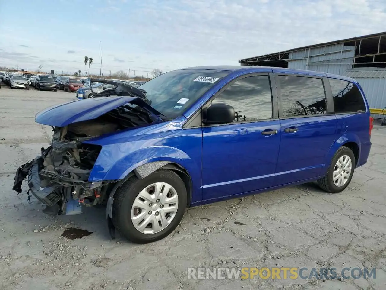 1 fotografías del automóvil dañado 2C4RDGBG7KR501992 DODGE CARAVAN 2019