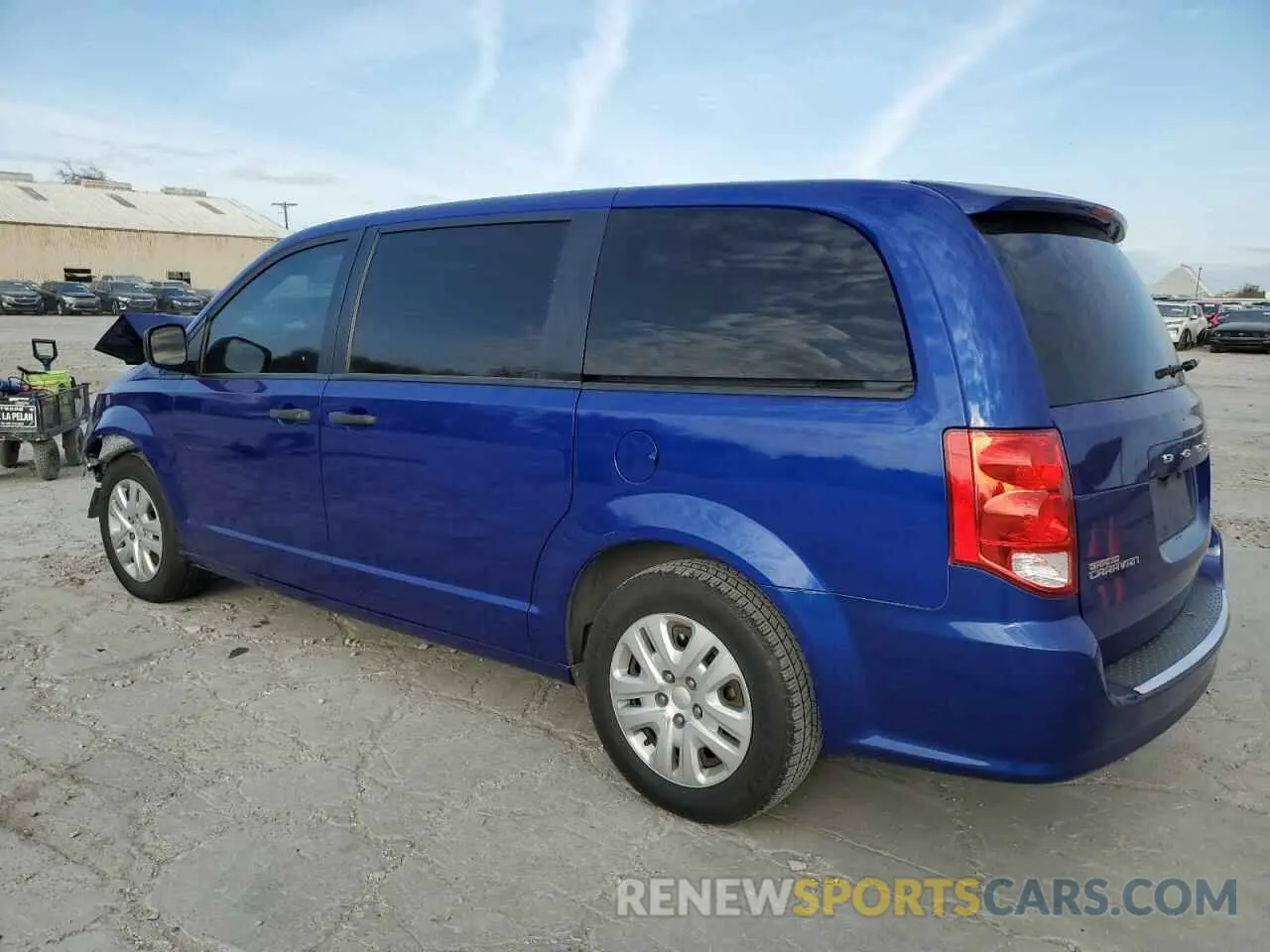 2 fotografías del automóvil dañado 2C4RDGBG7KR501992 DODGE CARAVAN 2019
