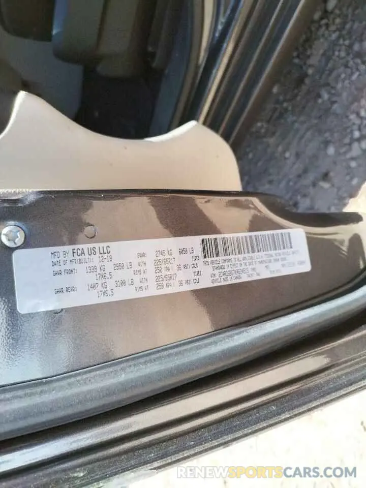 13 fotografías del automóvil dañado 2C4RDGBG7KR624515 DODGE CARAVAN 2019