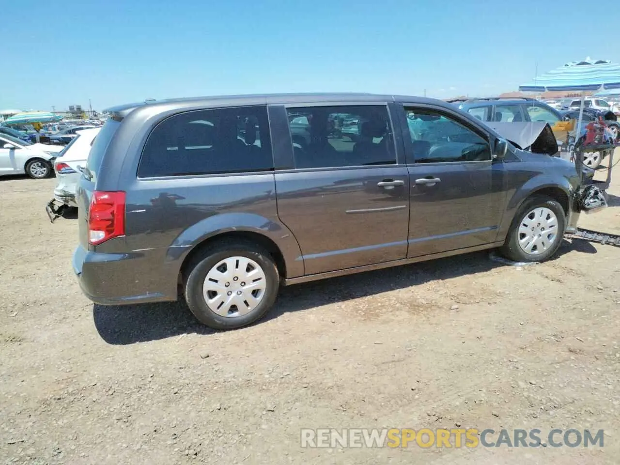 3 fotografías del automóvil dañado 2C4RDGBG7KR624515 DODGE CARAVAN 2019
