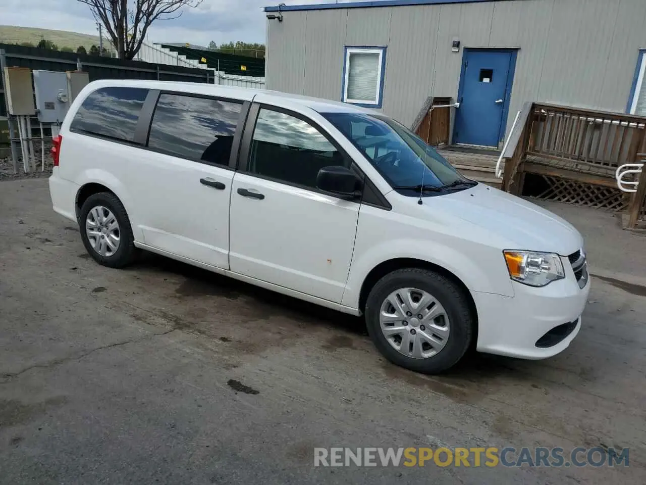 4 fotografías del automóvil dañado 2C4RDGBG8KR602605 DODGE CARAVAN 2019