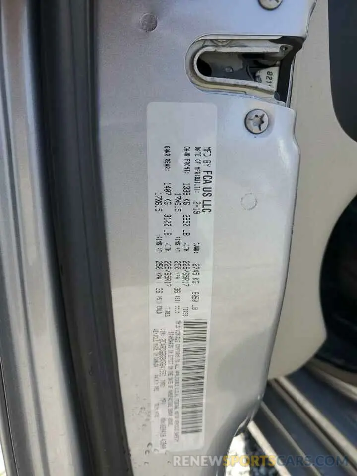 13 fotografías del automóvil dañado 2C4RDGBG8KR641551 DODGE CARAVAN 2019