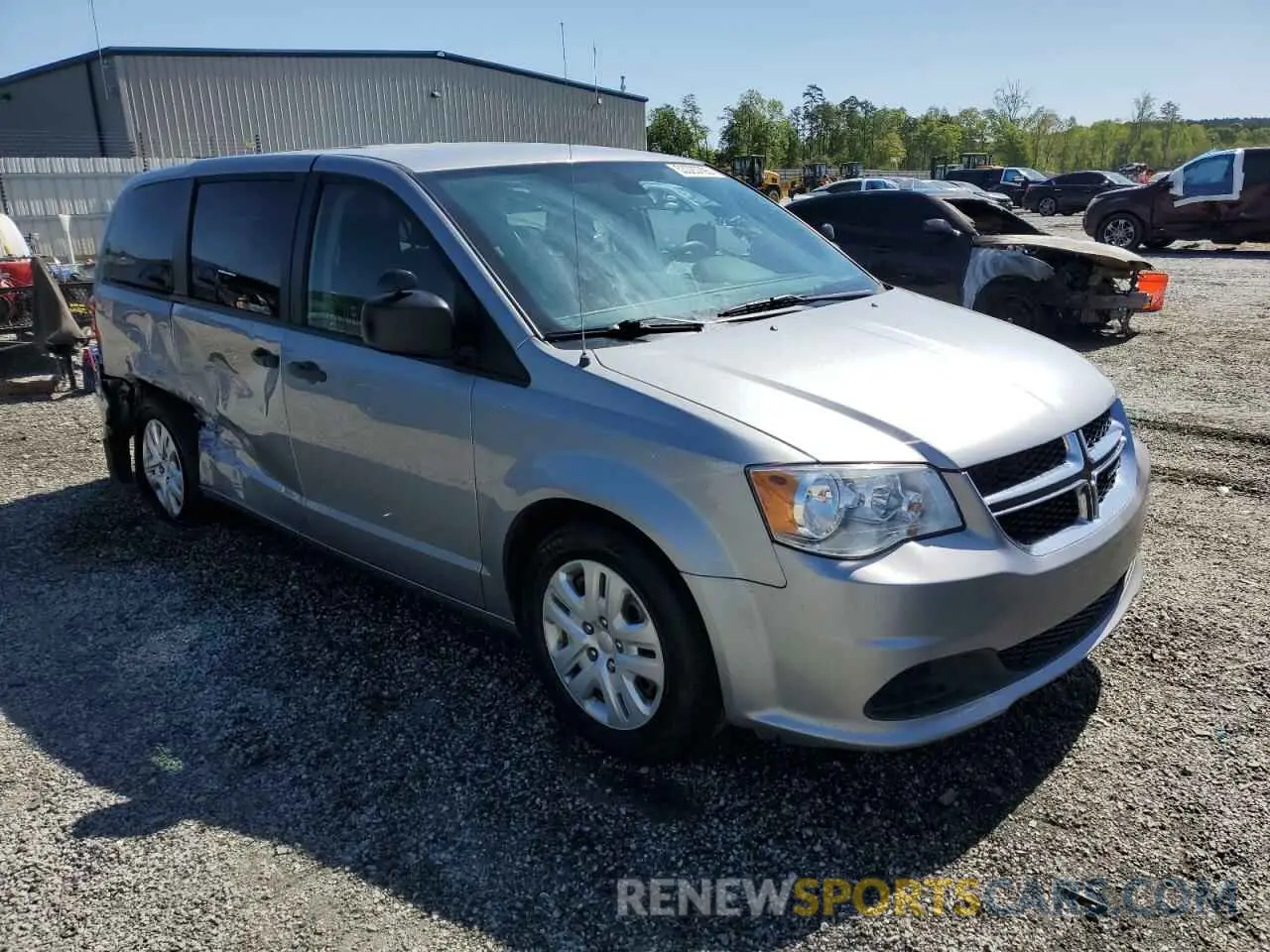 4 fotografías del automóvil dañado 2C4RDGBG8KR641551 DODGE CARAVAN 2019