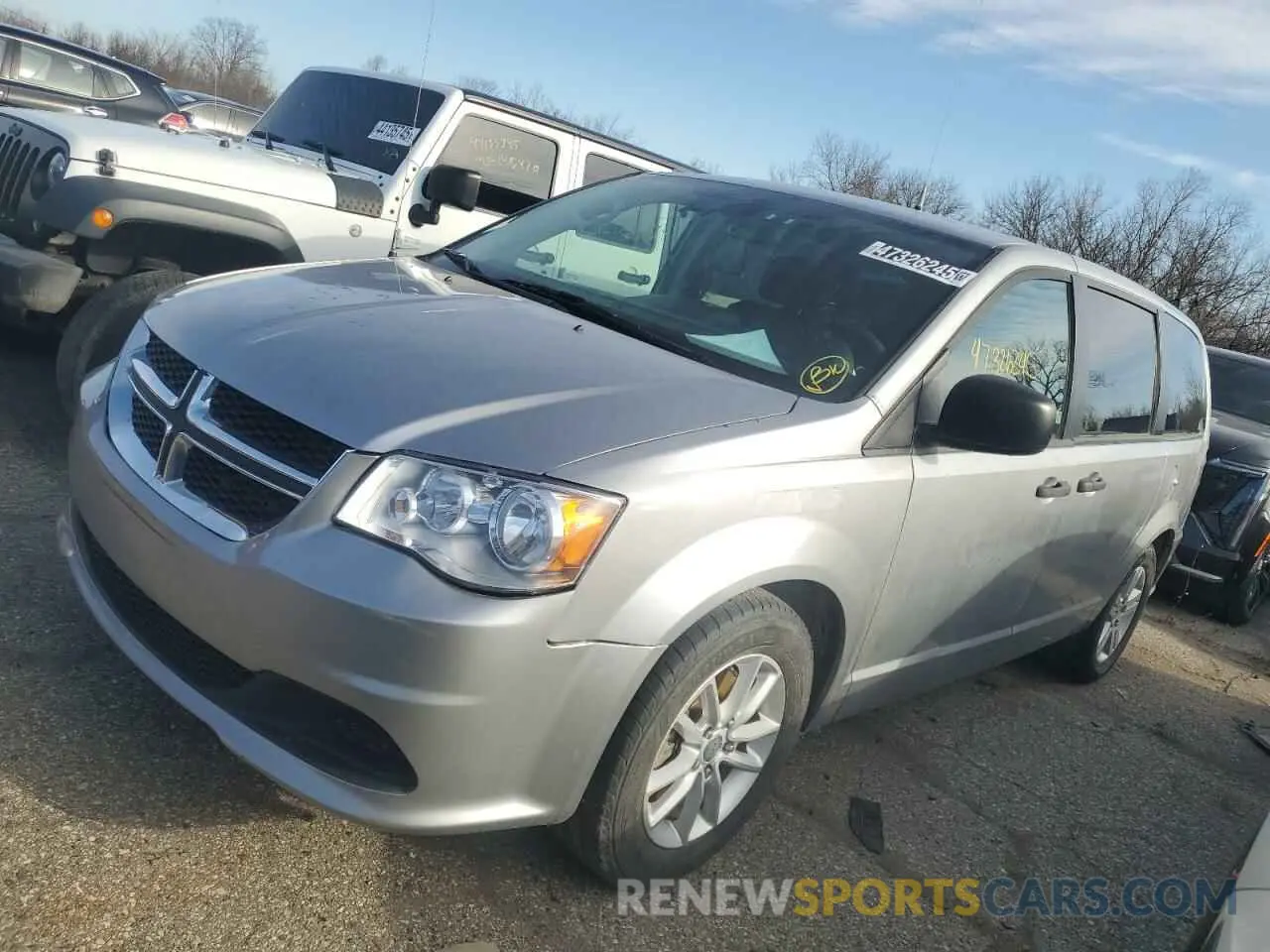 1 fotografías del automóvil dañado 2C4RDGBG8KR654591 DODGE CARAVAN 2019