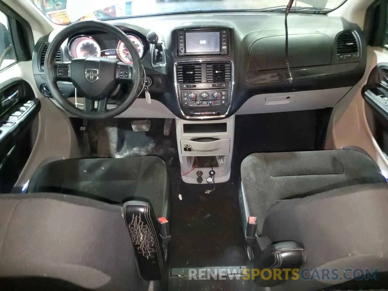 8 fotografías del automóvil dañado 2C4RDGBG8KR654591 DODGE CARAVAN 2019