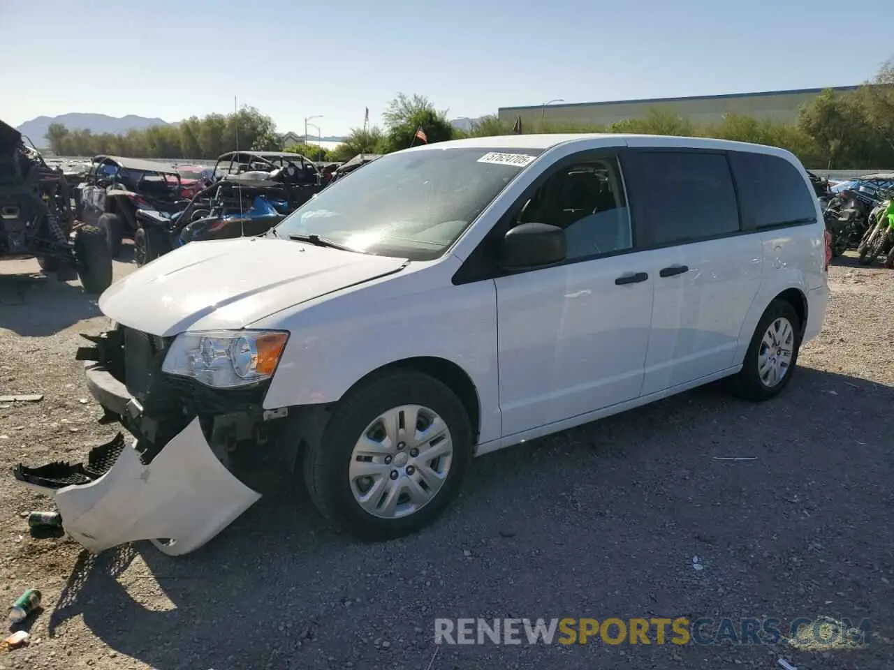 1 fotografías del automóvil dañado 2C4RDGBG8KR745716 DODGE CARAVAN 2019