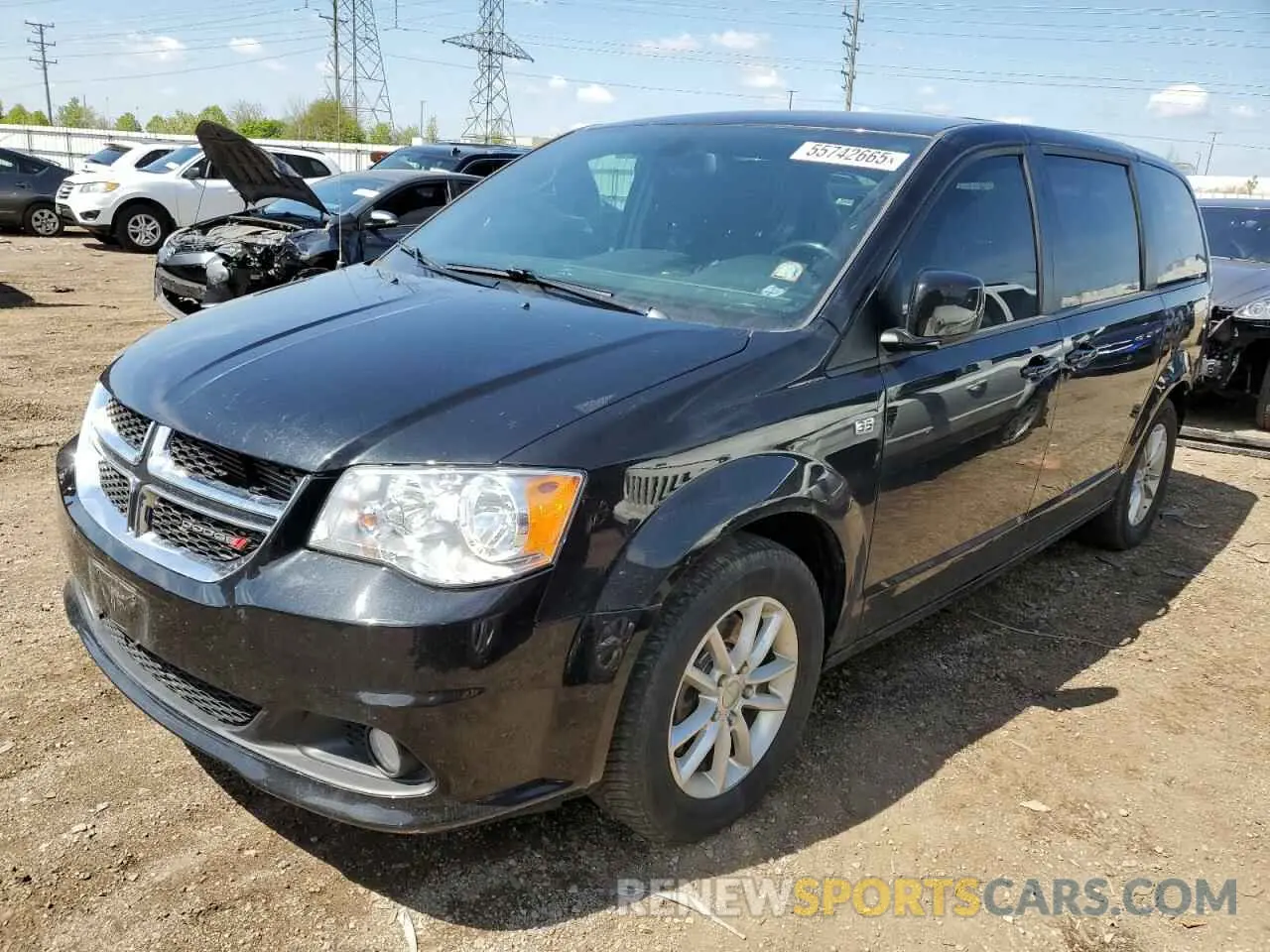 1 fotografías del automóvil dañado 2C4RDGBG9KR805440 DODGE CARAVAN 2019