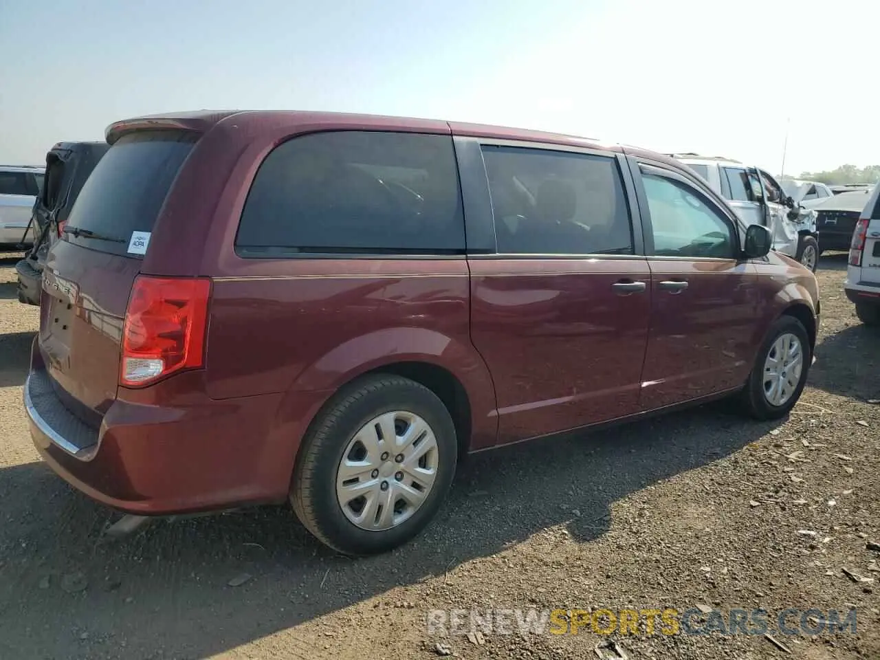 3 fotografías del automóvil dañado 2C4RDGBGXKR539202 DODGE CARAVAN 2019
