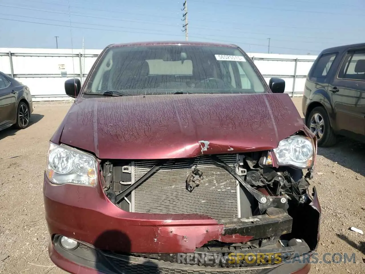 5 fotografías del automóvil dañado 2C4RDGBGXKR539202 DODGE CARAVAN 2019