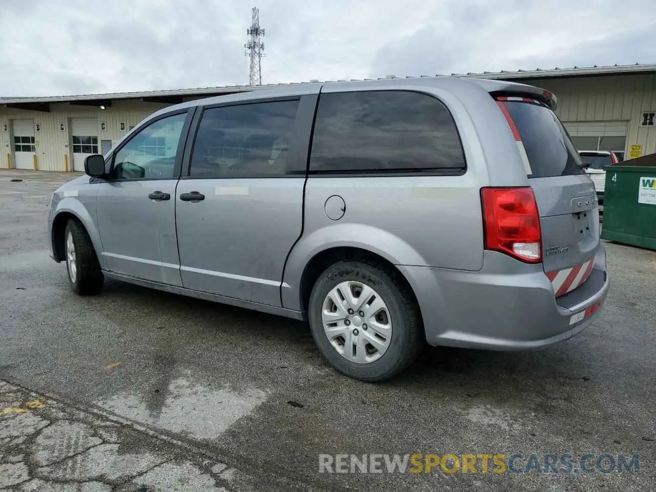 2 fotografías del automóvil dañado 2C4RDGBGXKR623441 DODGE CARAVAN 2019