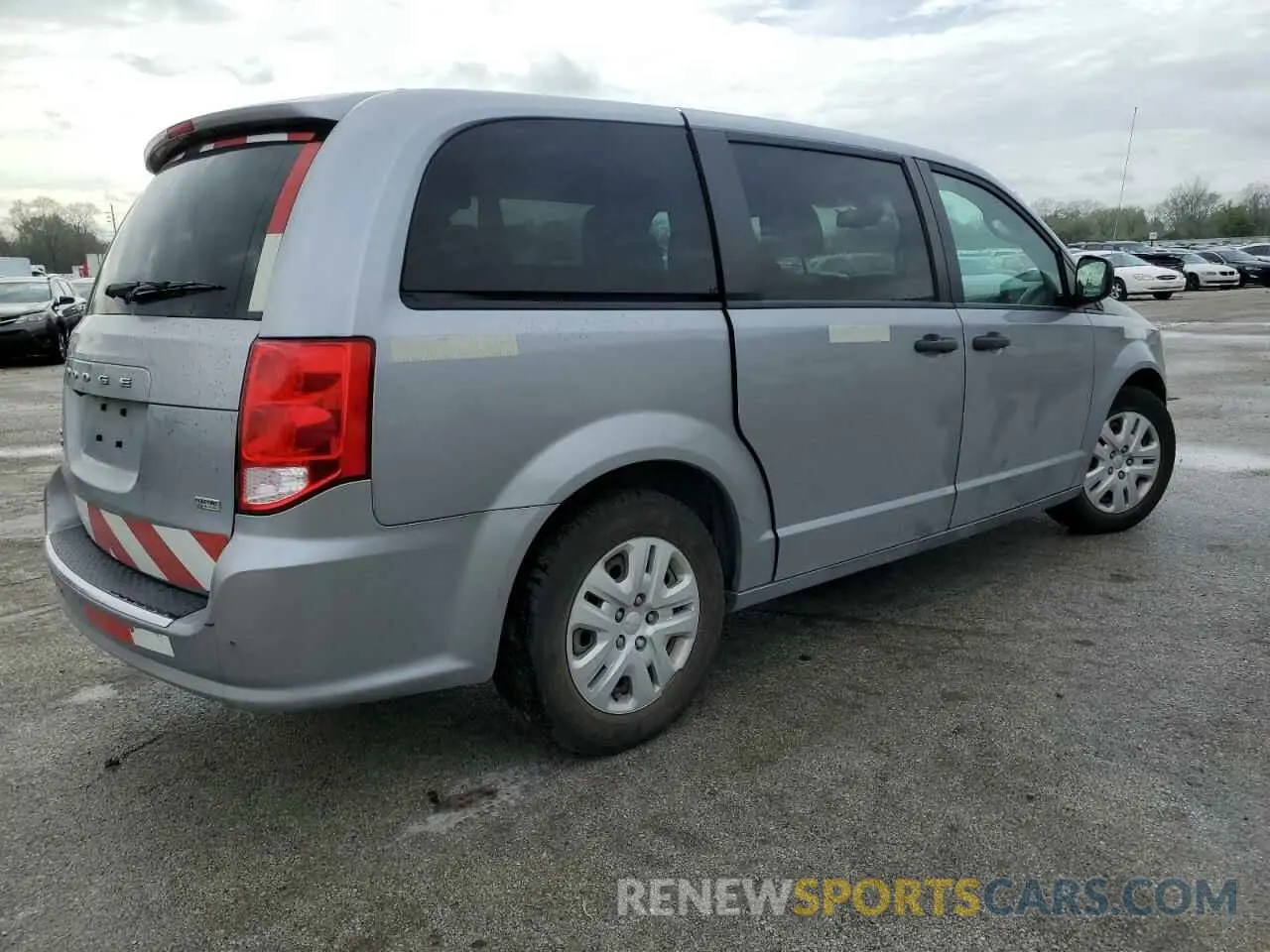 3 fotografías del automóvil dañado 2C4RDGBGXKR623441 DODGE CARAVAN 2019