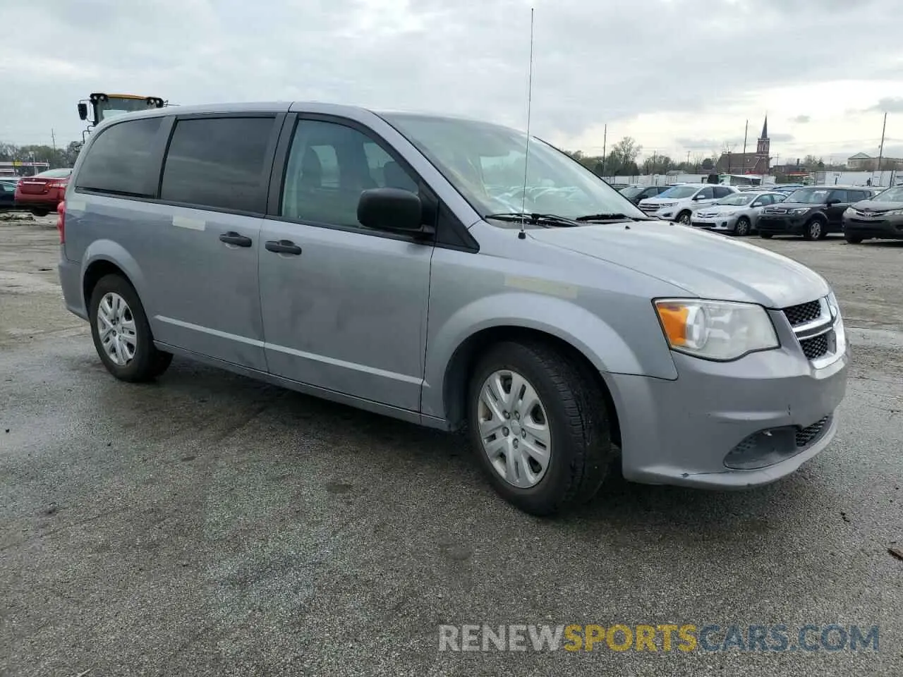 4 fotografías del automóvil dañado 2C4RDGBGXKR623441 DODGE CARAVAN 2019