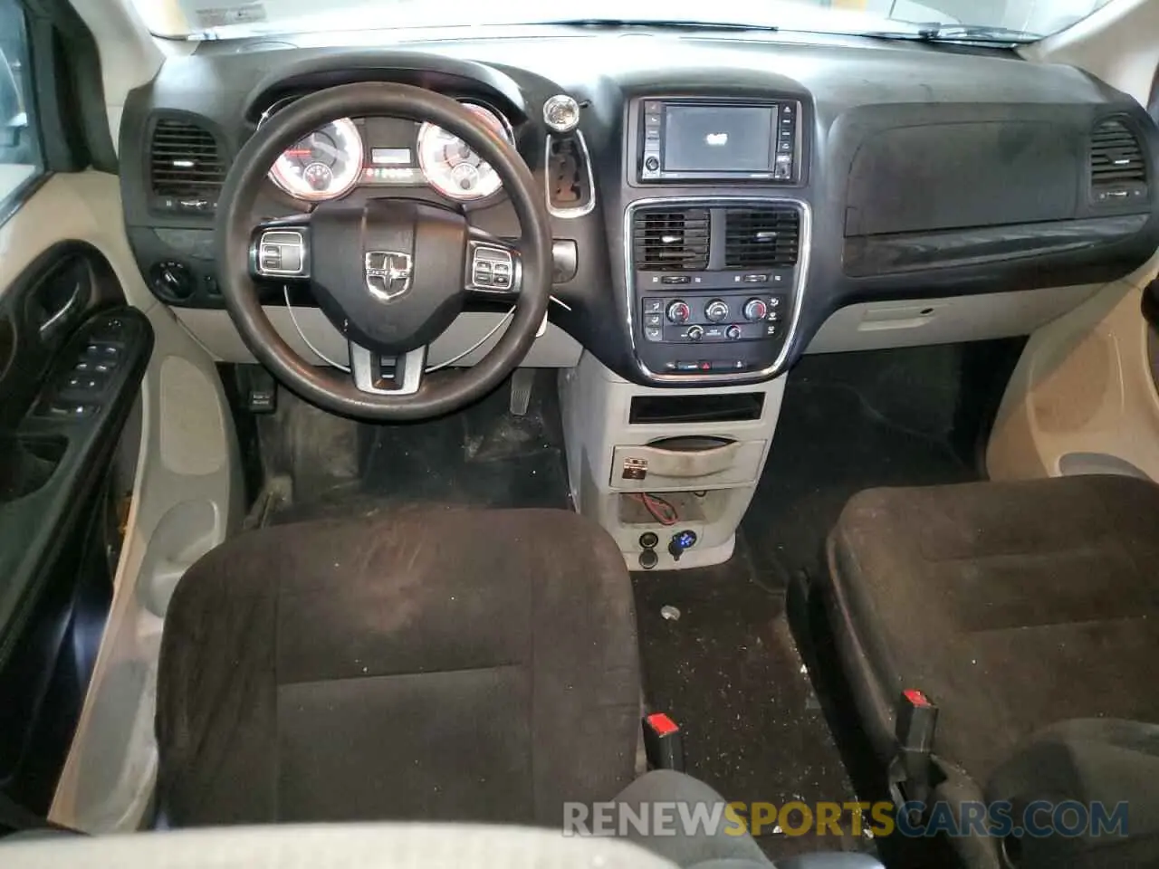 8 fotografías del automóvil dañado 2C4RDGBGXKR623441 DODGE CARAVAN 2019