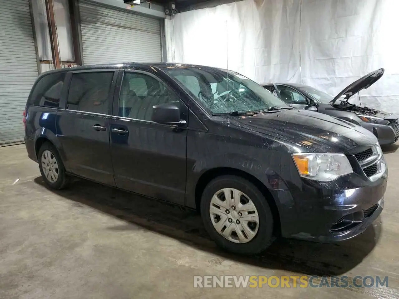 4 fotografías del automóvil dañado 2C4RDGBGXKR791256 DODGE CARAVAN 2019
