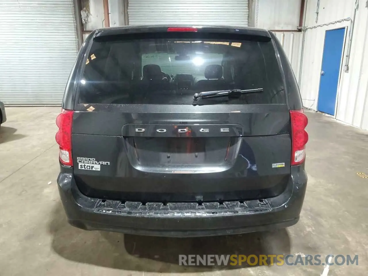 6 fotografías del automóvil dañado 2C4RDGBGXKR791256 DODGE CARAVAN 2019