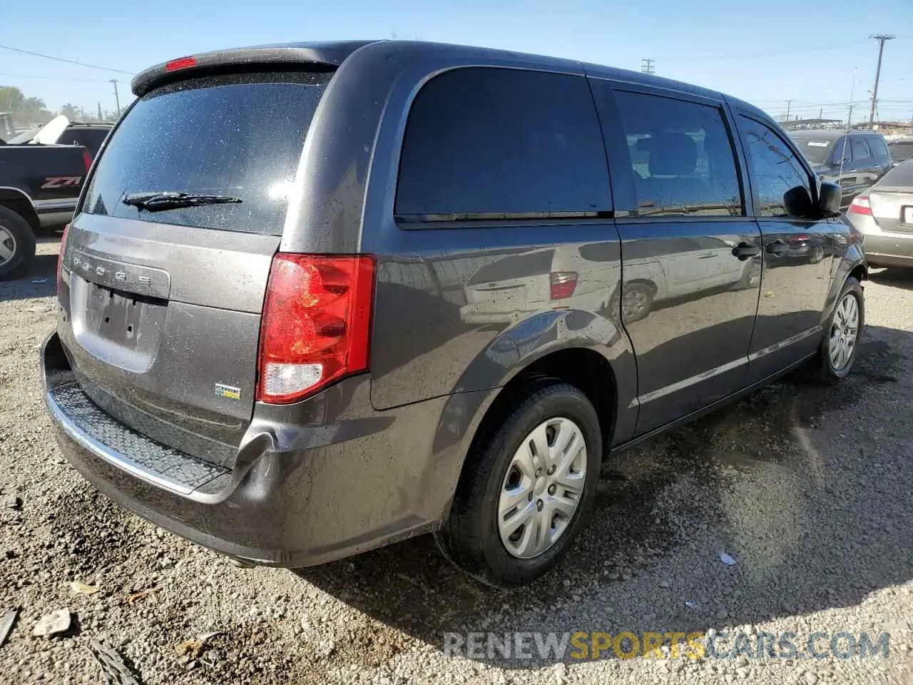 3 fotografías del automóvil dañado 2C4RDGBGXKR794075 DODGE CARAVAN 2019