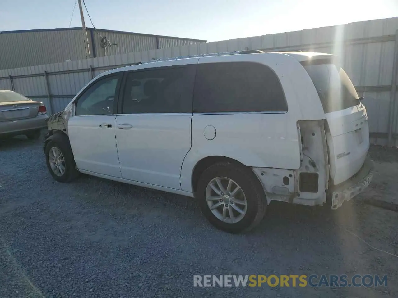 2 fotografías del automóvil dañado 2C4RDGCG0KR530068 DODGE CARAVAN 2019