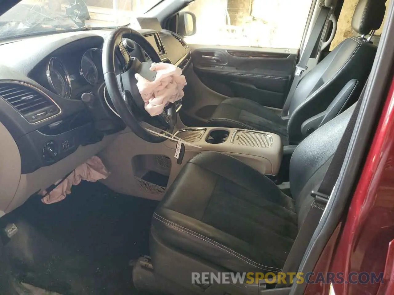 7 fotografías del automóvil dañado 2C4RDGCG0KR642921 DODGE CARAVAN 2019