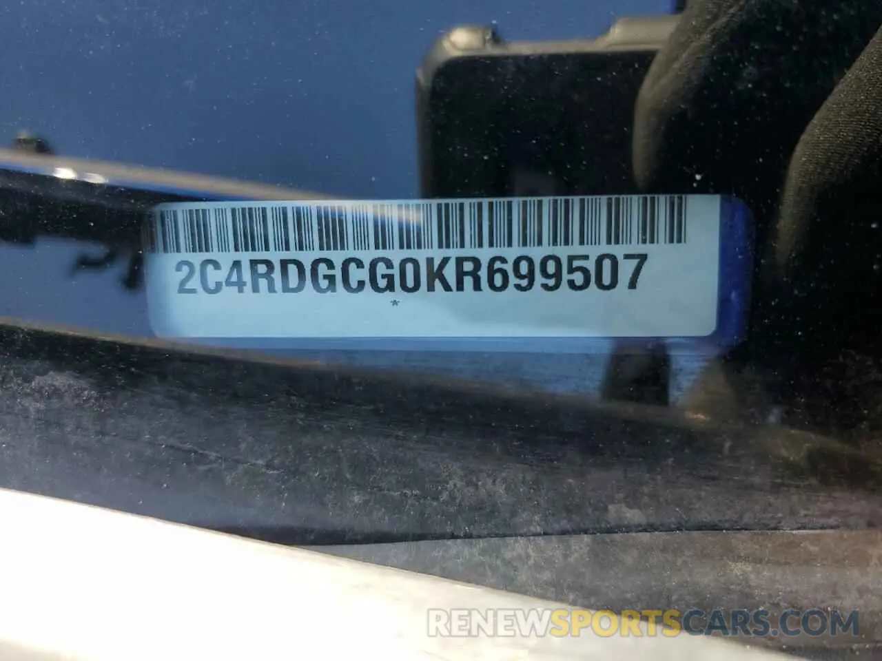 13 fotografías del automóvil dañado 2C4RDGCG0KR699507 DODGE CARAVAN 2019