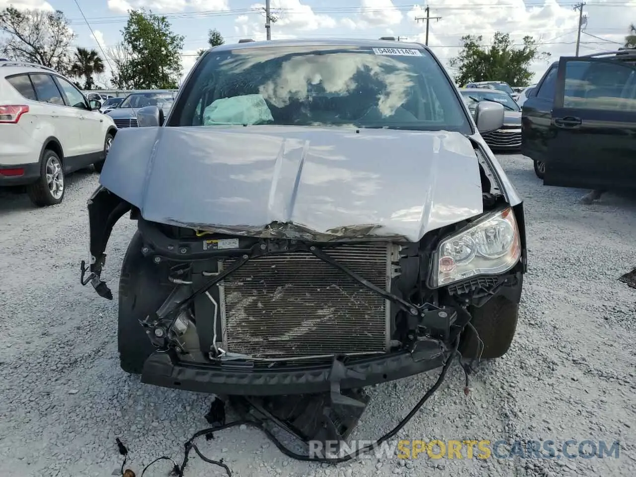 5 fotografías del automóvil dañado 2C4RDGCG0KR784881 DODGE CARAVAN 2019