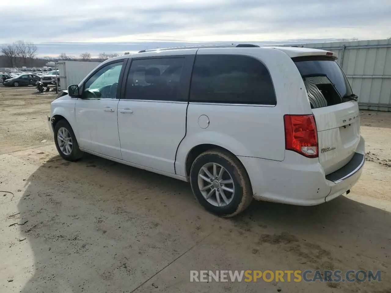 2 fotografías del automóvil dañado 2C4RDGCG1KR544268 DODGE CARAVAN 2019