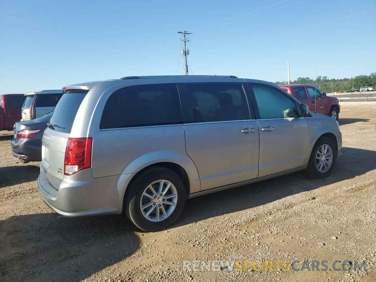 3 fotografías del automóvil dañado 2C4RDGCG1KR545405 DODGE CARAVAN 2019