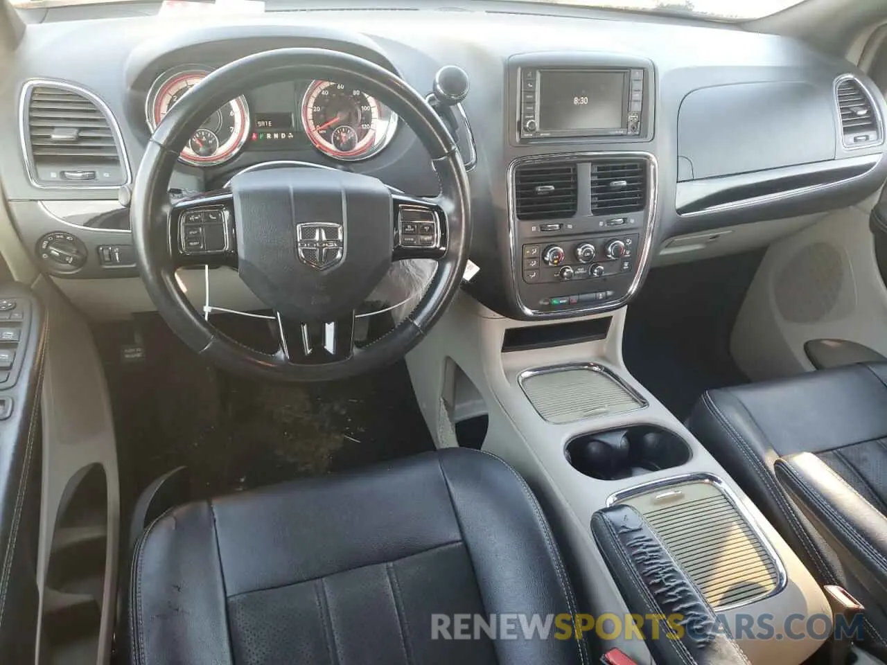 8 fotografías del automóvil dañado 2C4RDGCG1KR545405 DODGE CARAVAN 2019